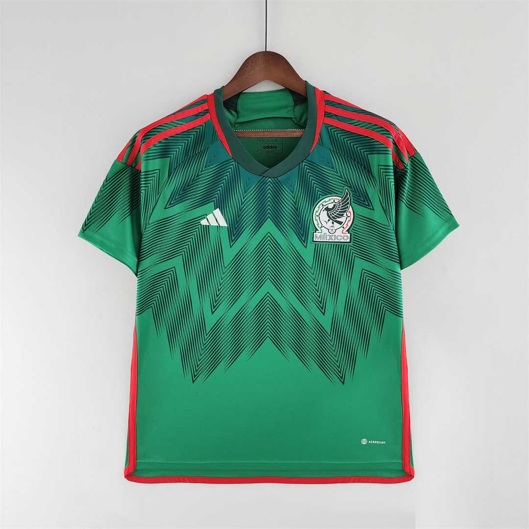 Adidas Mexico 2022 Young Adults Home Unisex Jersey (Player Slim Fit)