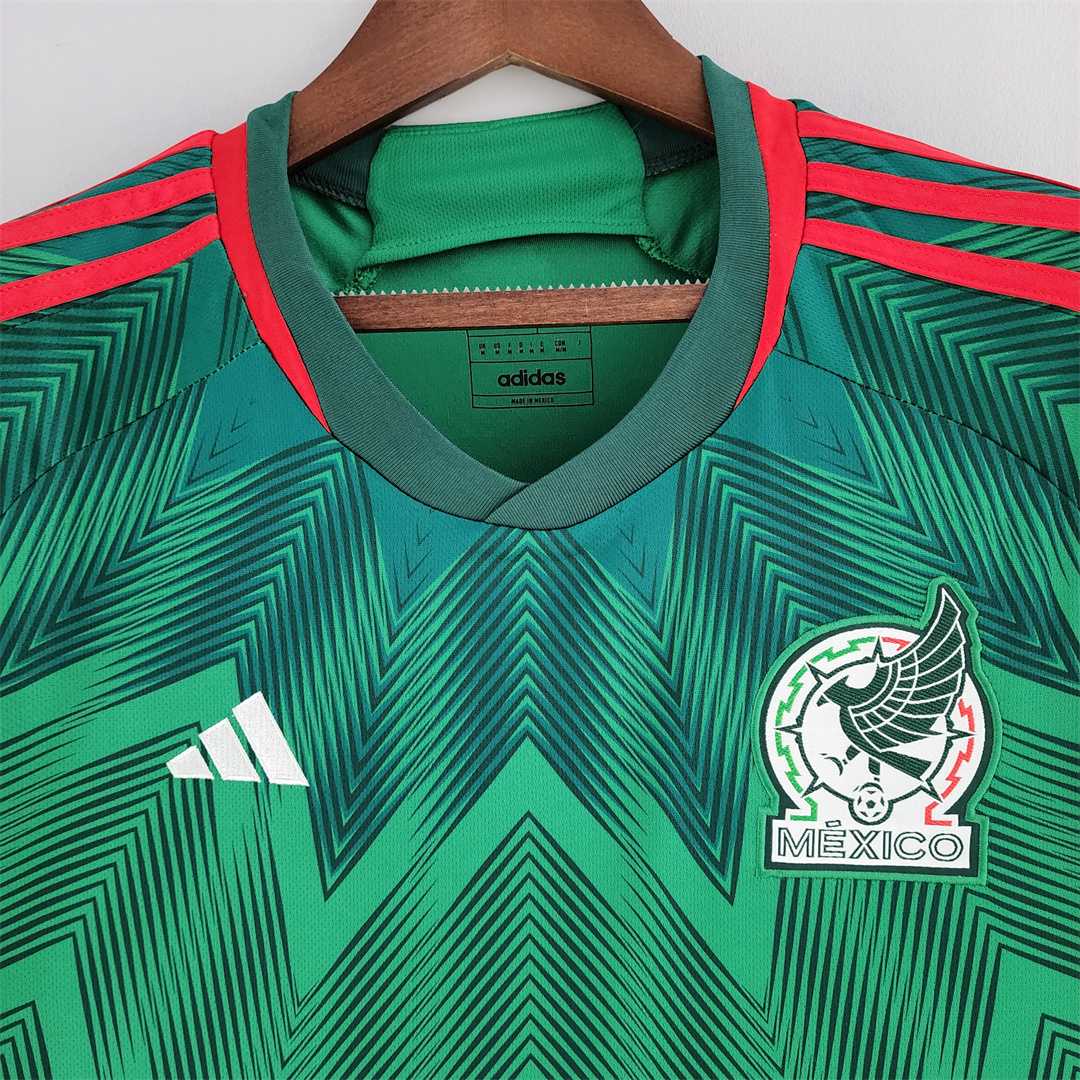 Adidas Mexico 2022 Young Adults Home Unisex Jersey (Player Slim Fit)