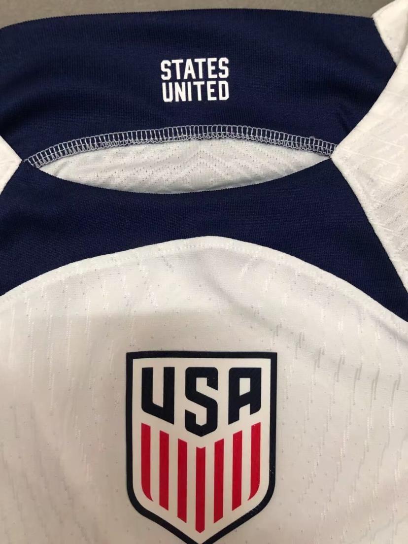 USA 2022 World Cup Home Soccer Jersey(Player)